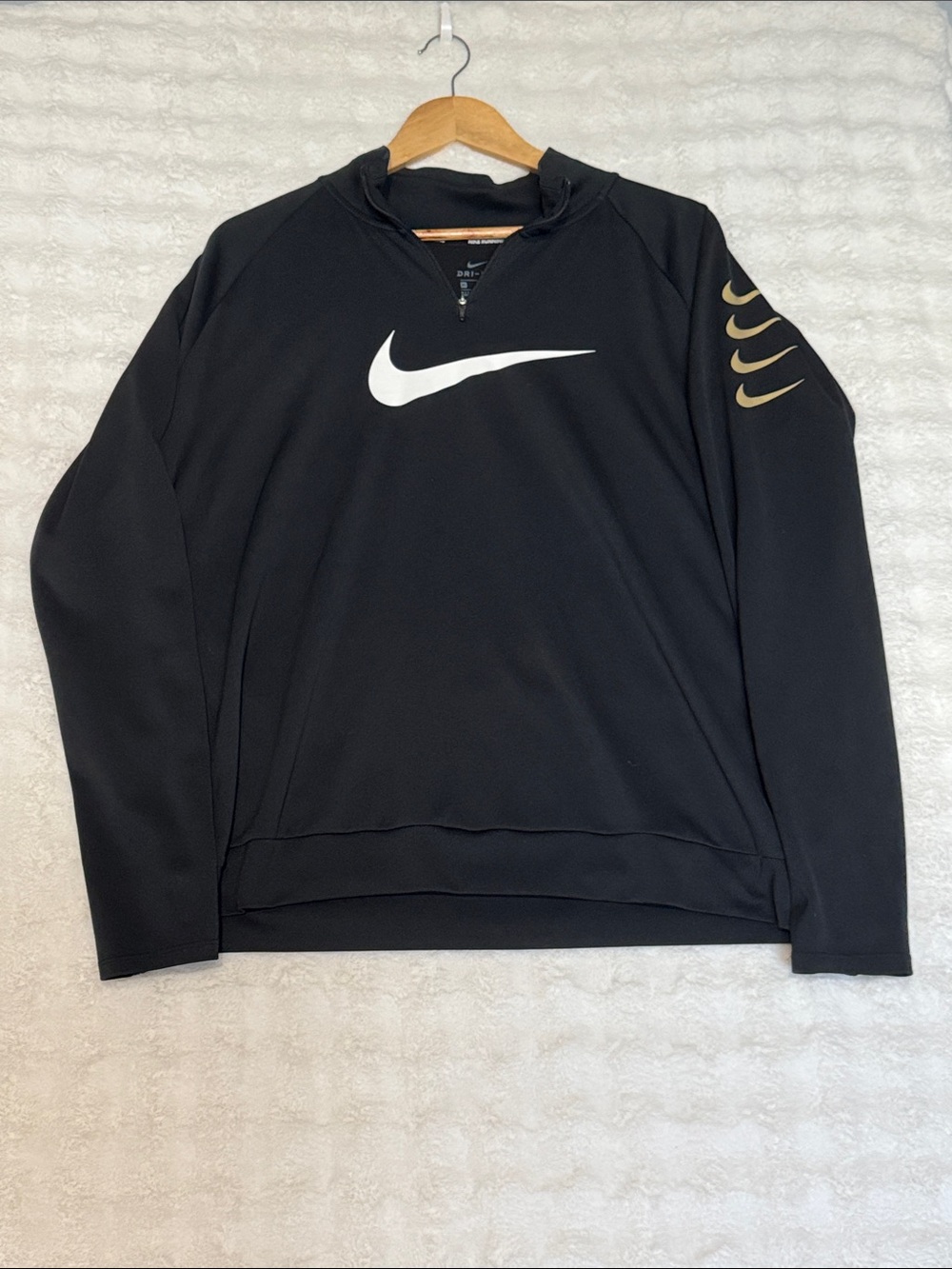 Nike Dri-Fit 1/4 Zip Running Long Sleeve Size XL